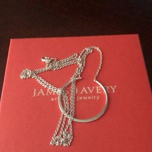 James Avery sterling silver charm necklace